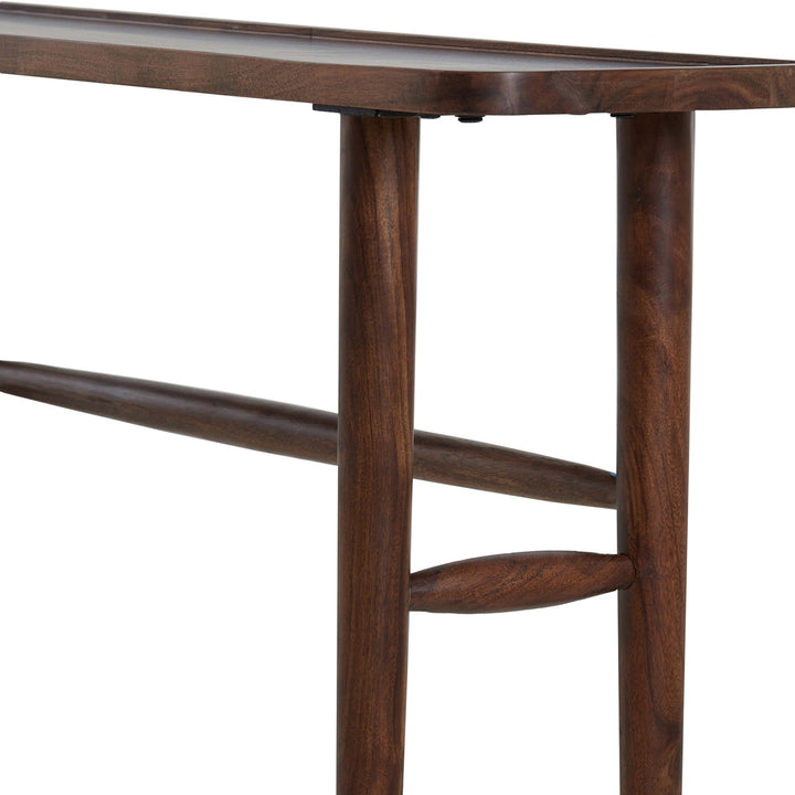 Qiano Acacia Wood Console Table - Brown Light & Living 8