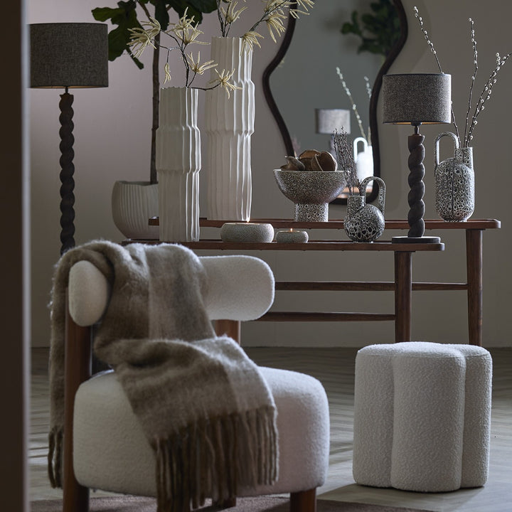 Qiano Acacia Wood Console Table - Brown Light & Living 11