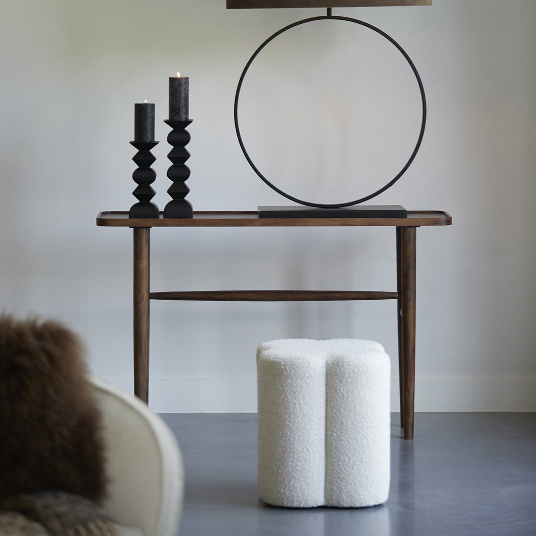 Qiano Acacia Wood Console Table - Brown Light & Living 12