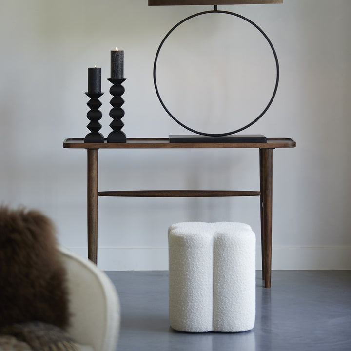 Qiano Acacia Wood Console Table - Brown Light & Living 12