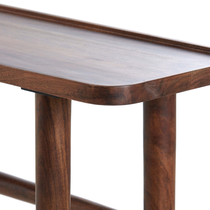 Qiano Acacia Wood Console Table - Brown Light & Living 17