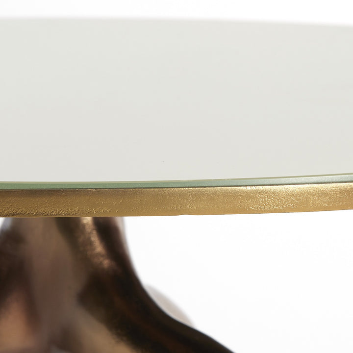 Mello Round Coffee Table - Bronze Light & Living 11