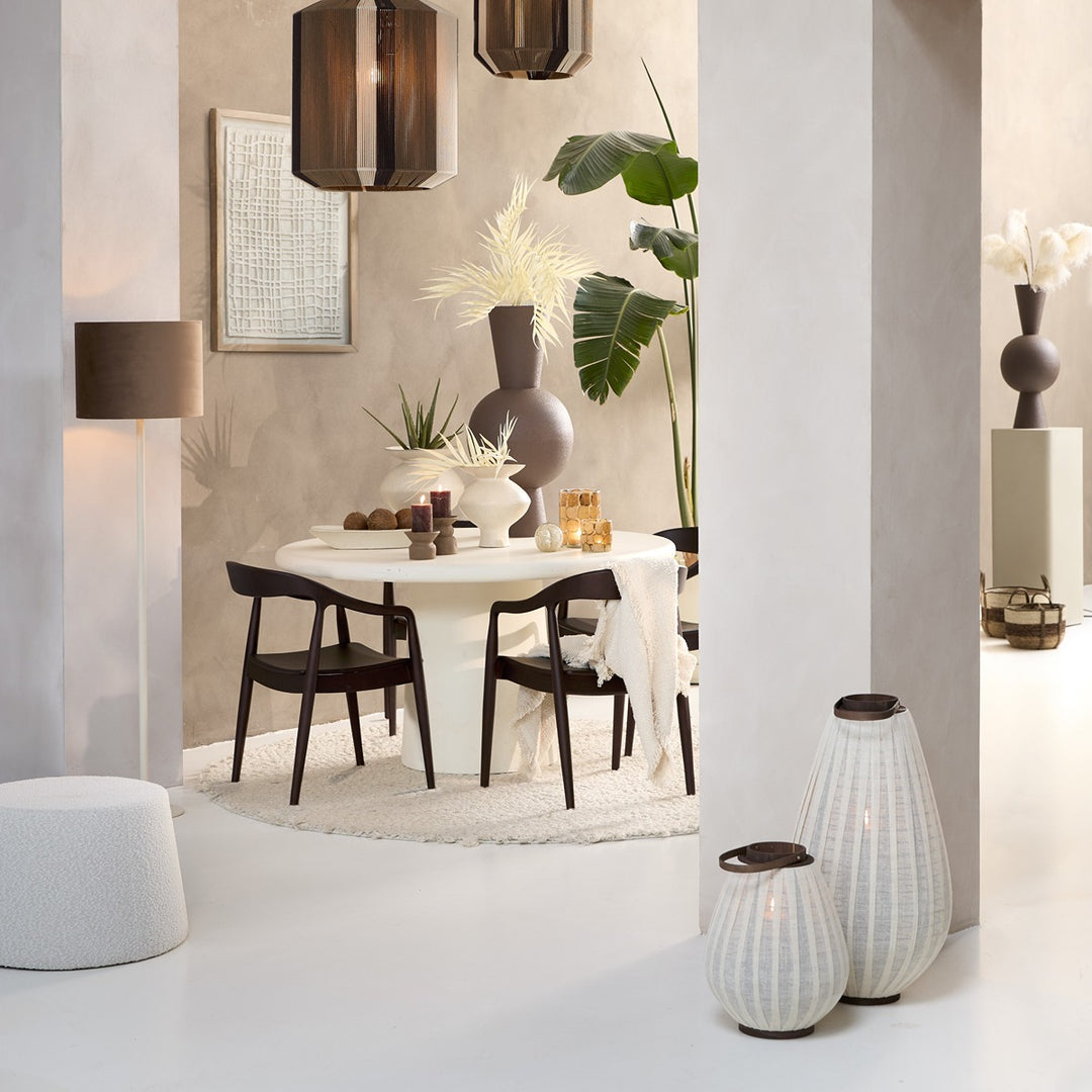 Kulona Round Dining Table - Cream Light & Living 3
