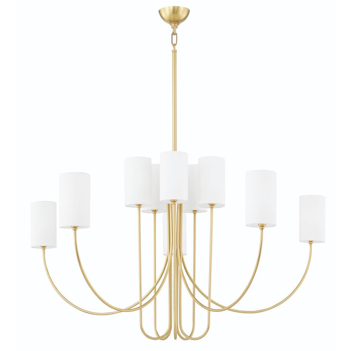0 10 Light Chandelier - Aged Brass Hudson Valley Lighting 1
