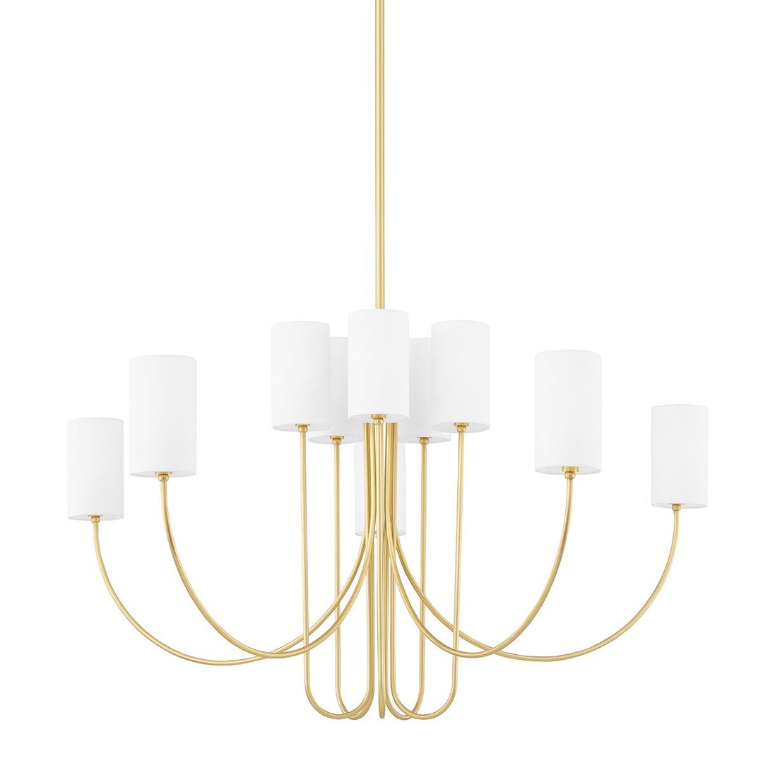 0 10 Light Chandelier - Aged Brass Hudson Valley Lighting 2