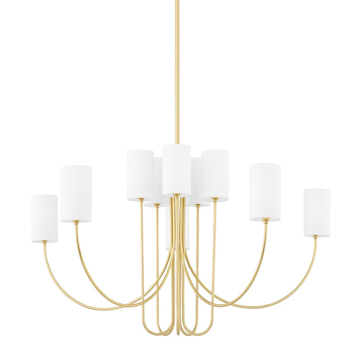 0 10 Light Chandelier - Aged Brass Hudson Valley Lighting 2