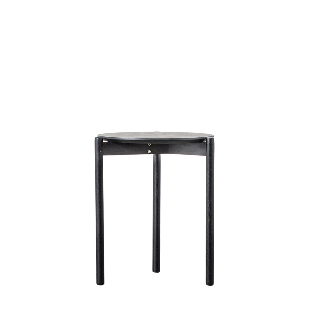 Burley Round Side Table - Black GalleryDirect 1