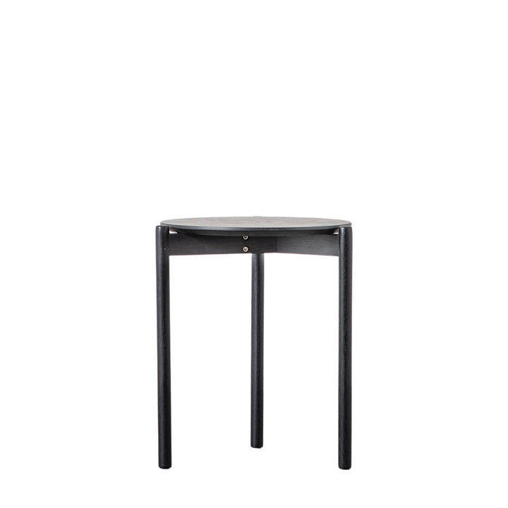 Burley Round Side Table - Black GalleryDirect 1