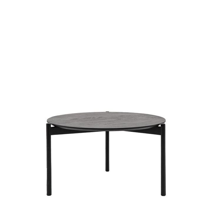 Burley Round Coffee Table - Black GalleryDirect 1