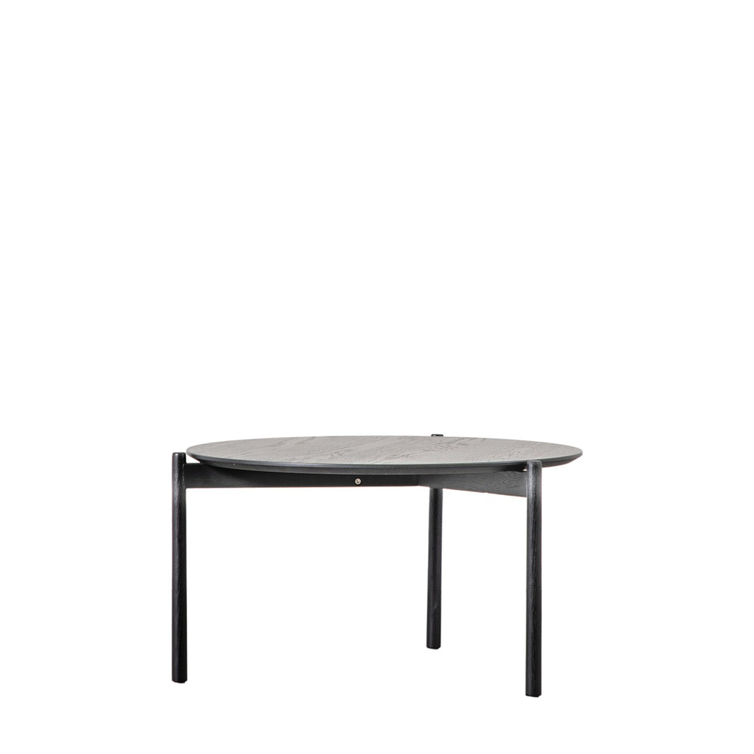 Burley Round Coffee Table - Black GalleryDirect 4