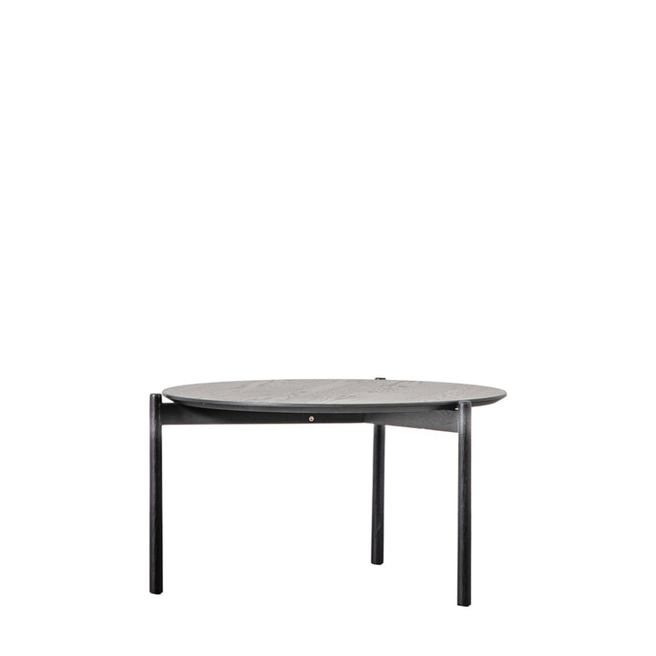Burley Round Coffee Table - Black GalleryDirect 4
