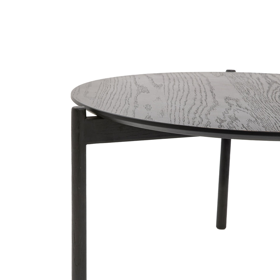 Burley Round Coffee Table - Black GalleryDirect 5