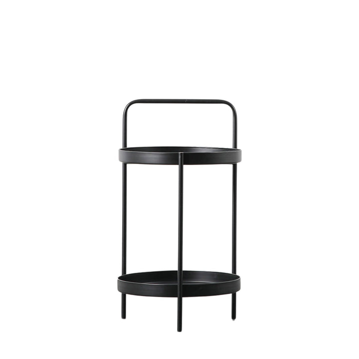 Sennen Round Side Table - Black GalleryDirect 1