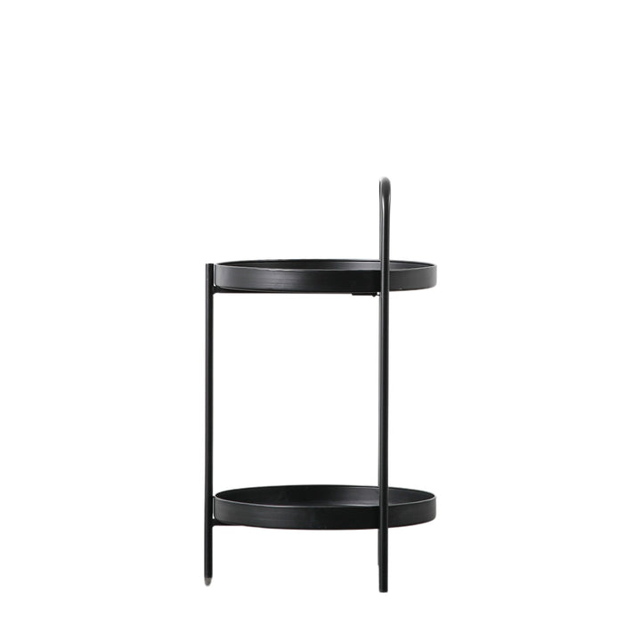 Sennen Round Side Table - Black GalleryDirect 6