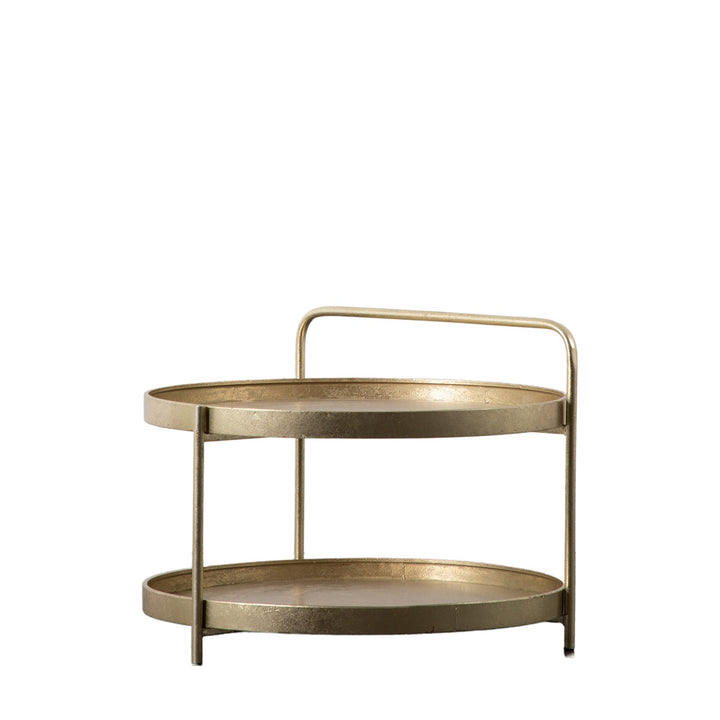 Sennen Round Coffee Table - Gold GalleryDirect 5