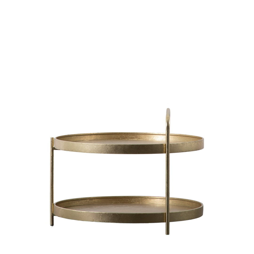 Sennen Round Coffee Table - Gold GalleryDirect 6