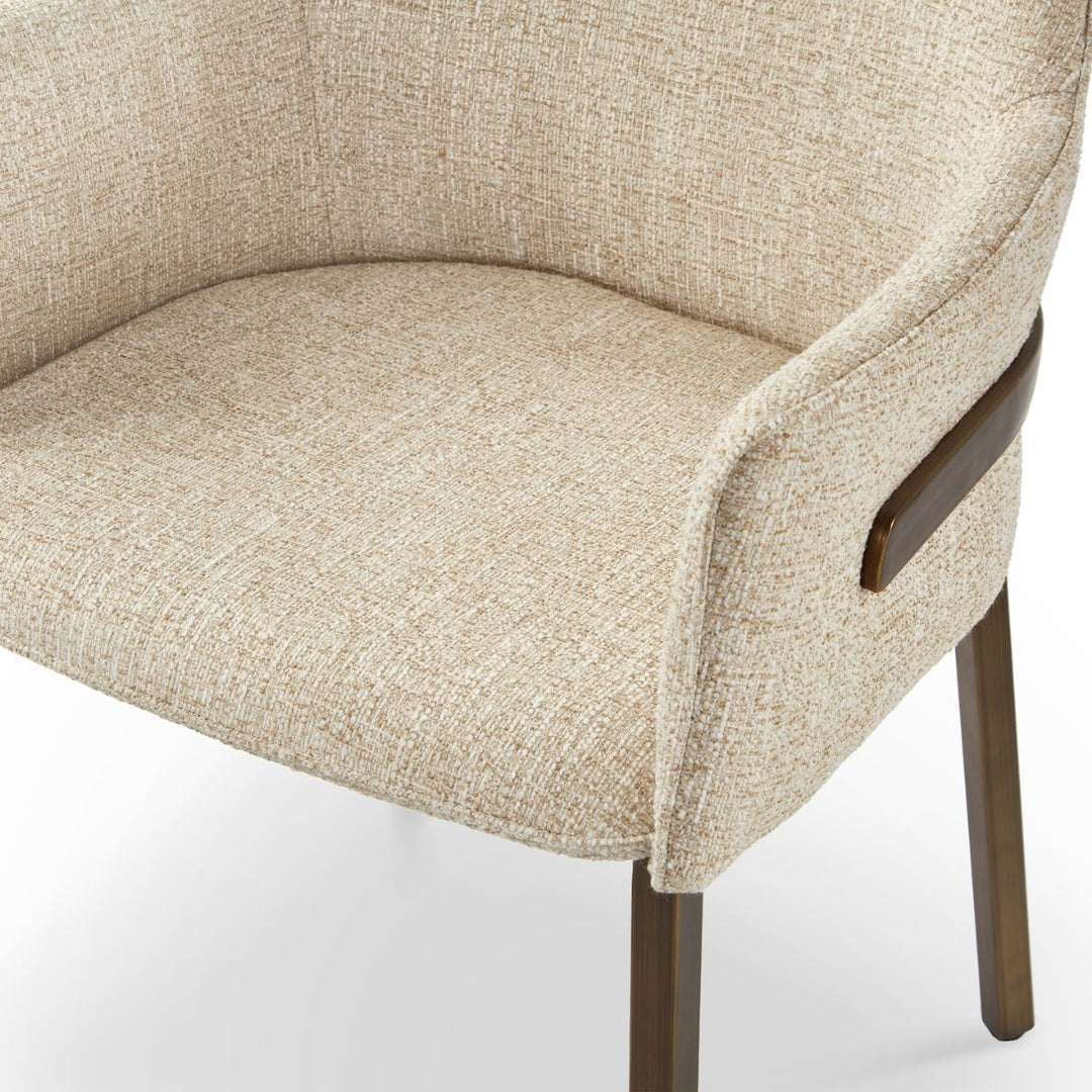 Tessa Set of 2 Dining Chairs (Crib 5) - Field Beige