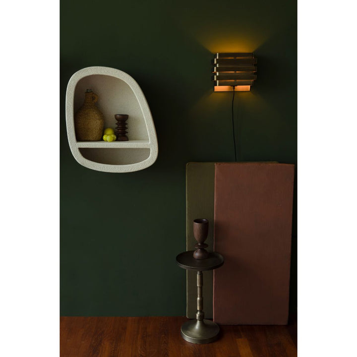 Veda 1 Recycled Marble Wall Shelf