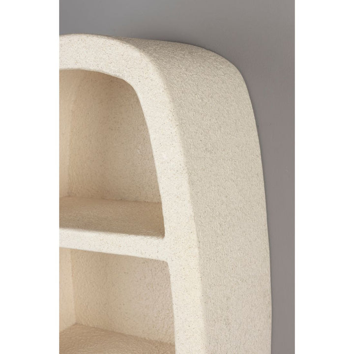 Veda 2 Recycled Marble Wall Shelf