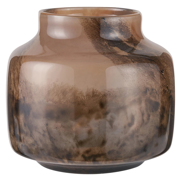 Cerdanya Brown & Beige Glass Vase