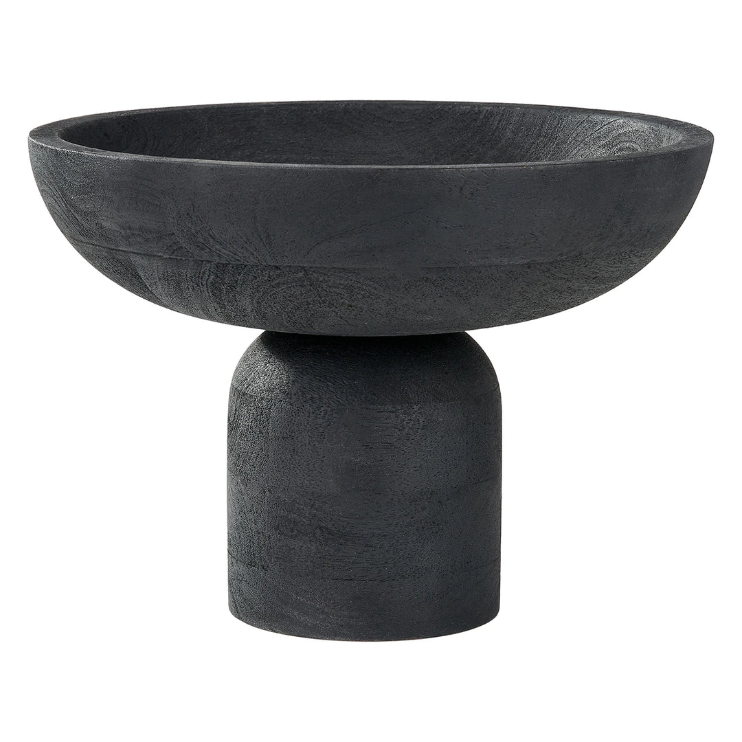 Handcarved Mango Wood Bowl - Black