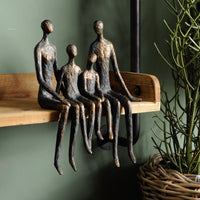 Libra Interiors Sitting Family Of Four Shelf Sculpture