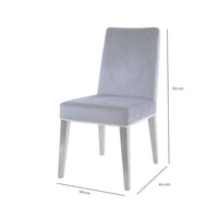 Libra Interiors Mayfair Midnight Dining Chair Navy