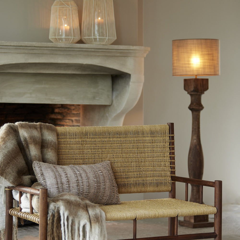 Robbia Wooden Floor Lamp - Natural Light & Living 2