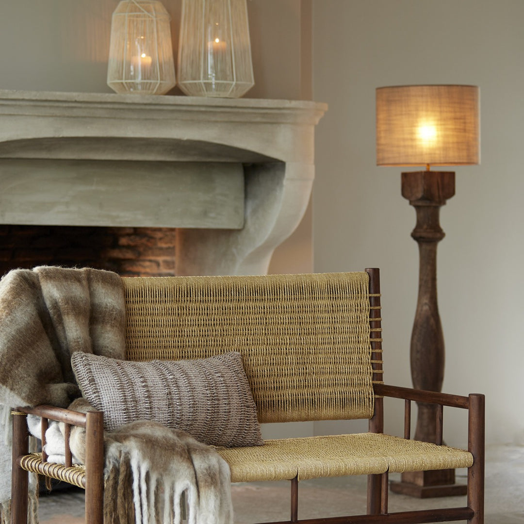Robbia Wooden Floor Lamp - Natural Light & Living 2