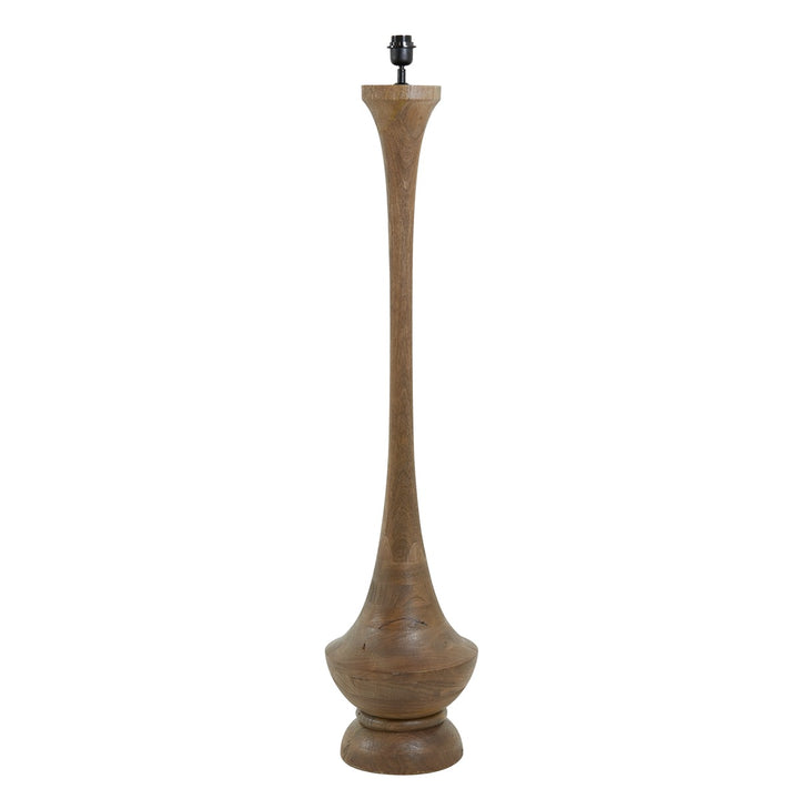 Nicolo Wooden Floor Lamp - Matte Brown Light & Living 1