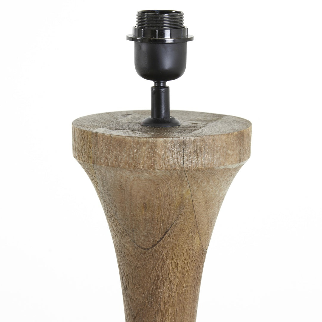 Nicolo Wooden Floor Lamp - Matte Brown Light & Living 2