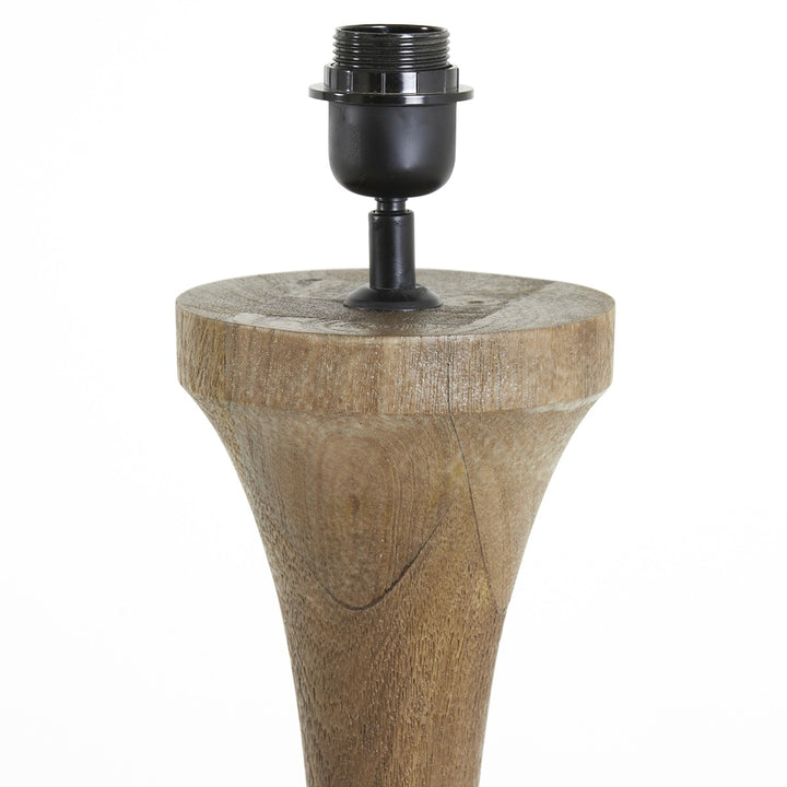 Nicolo Wooden Floor Lamp - Matte Brown Light & Living 2