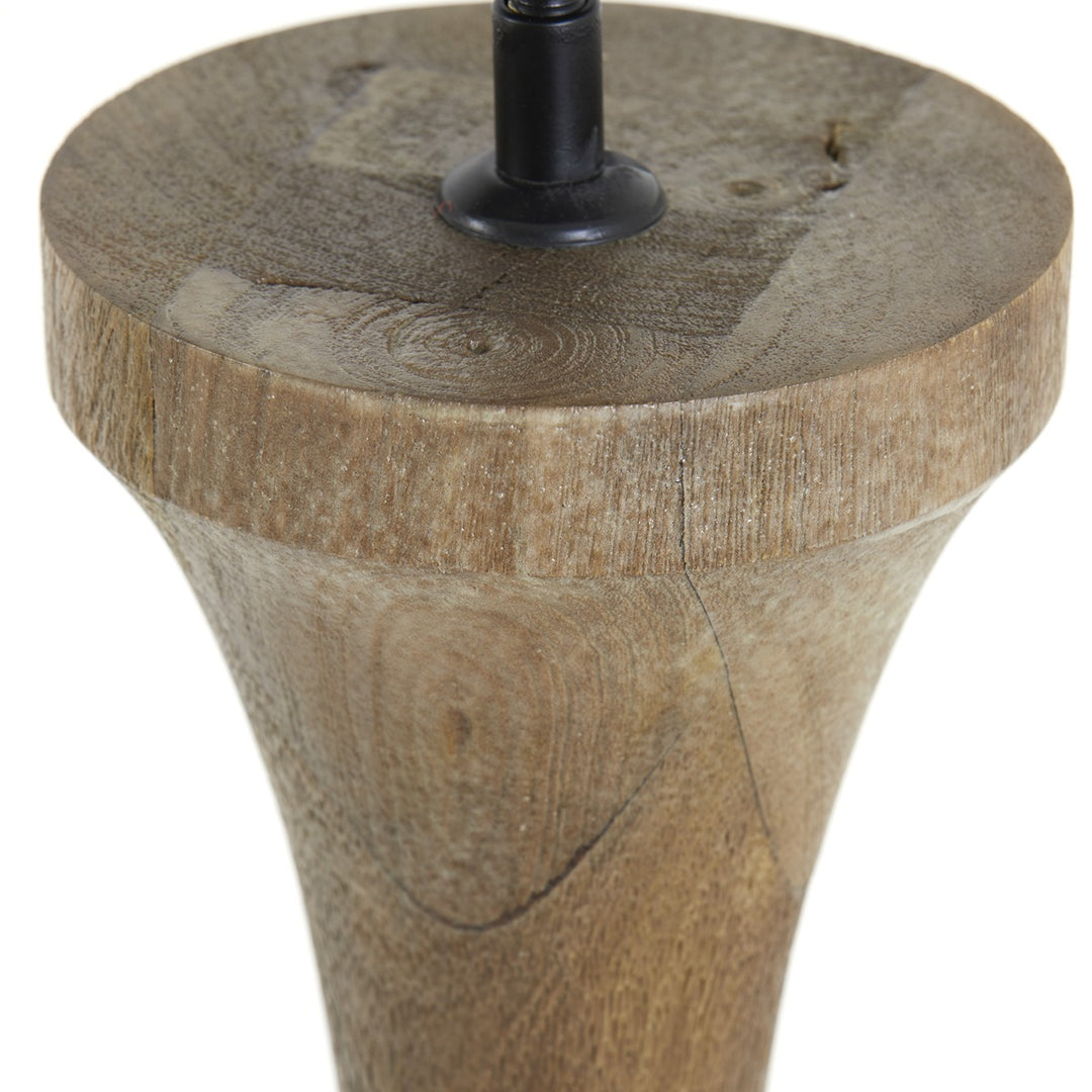Nicolo Wooden Floor Lamp - Matte Brown Light & Living 5