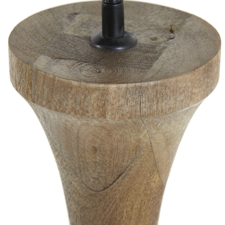 Nicolo Wooden Floor Lamp - Matte Brown Light & Living 5