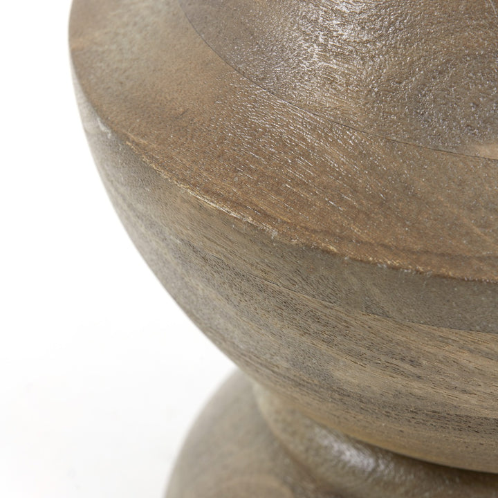 Nicolo Wooden Floor Lamp - Matte Brown Light & Living 6