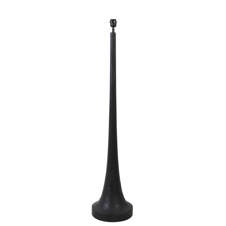 Jovany Wooden Floor Lamp - Matte Black Light & Living 1
