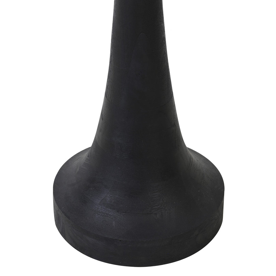 Jovany Wooden Floor Lamp - Matte Black Light & Living 5