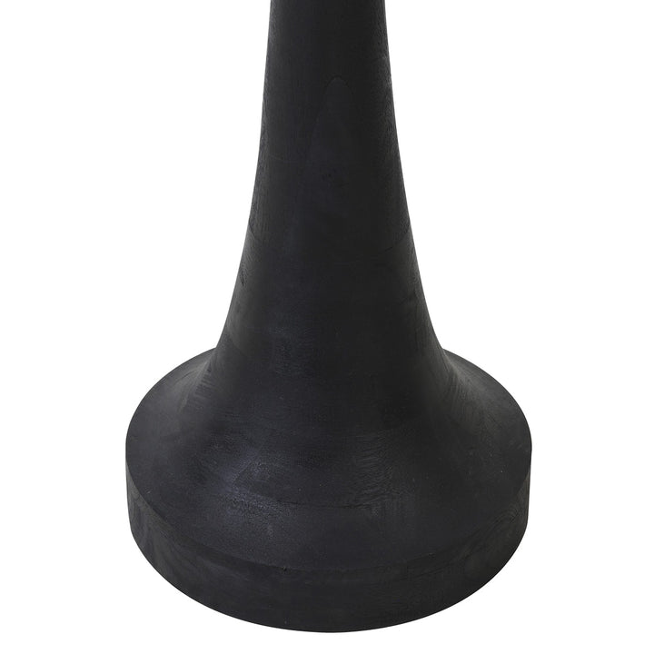 Jovany Wooden Floor Lamp - Matte Black Light & Living 5
