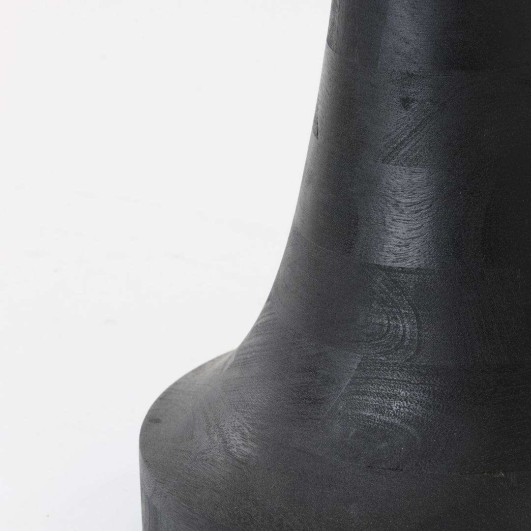 Jovany Wooden Floor Lamp - Matte Black Light & Living 7