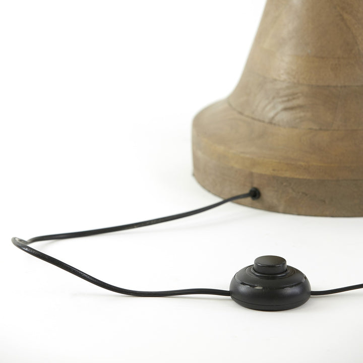 Jovany Wooden Floor Lamp - Matte Brown Light & Living 5
