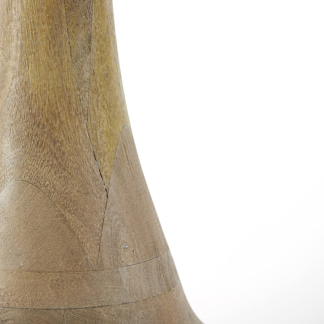 Jovany Wooden Floor Lamp - Matte Brown Light & Living 6