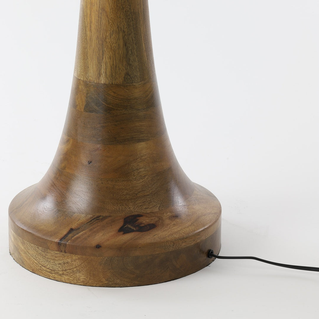 Jovany Wooden Floor Lamp - Brown Light & Living 4