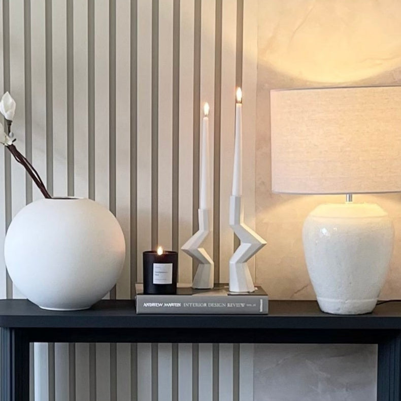 Galantis I Candle Holder - White LiangAndEimil 2