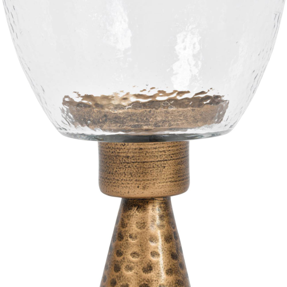 Libra Luxurious Glamour Collection - Sandbanks Table Candle Hurricane Small | Outlet