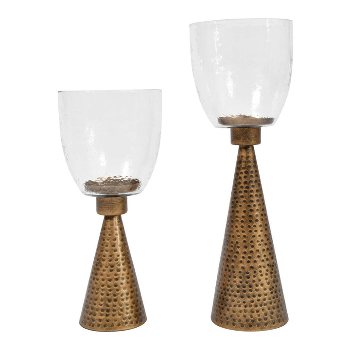 Libra Luxurious Glamour Collection - Sandbanks Table Candle Hurricane Small | Outlet