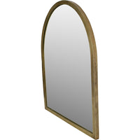 Libra Interiors Arched Window Large Mirror in Brass Finish