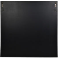 Libra Interiors Blakely Square Mirror in Black