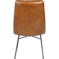 Libra Interiors Arthur Leather Chair in Cognac