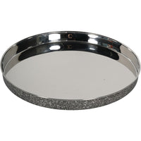 Libra Interiors Dusky Finish Round Bar Tray