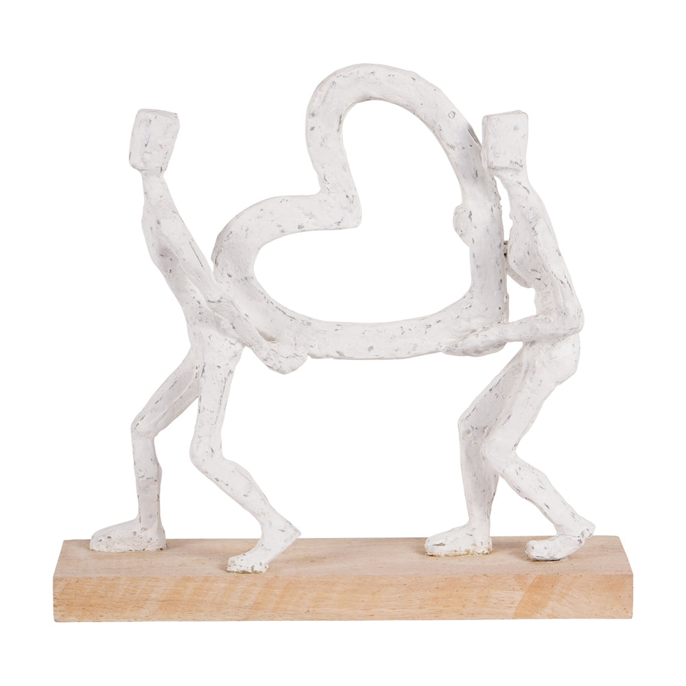 Libra Interiors Couple Holding Heart in White